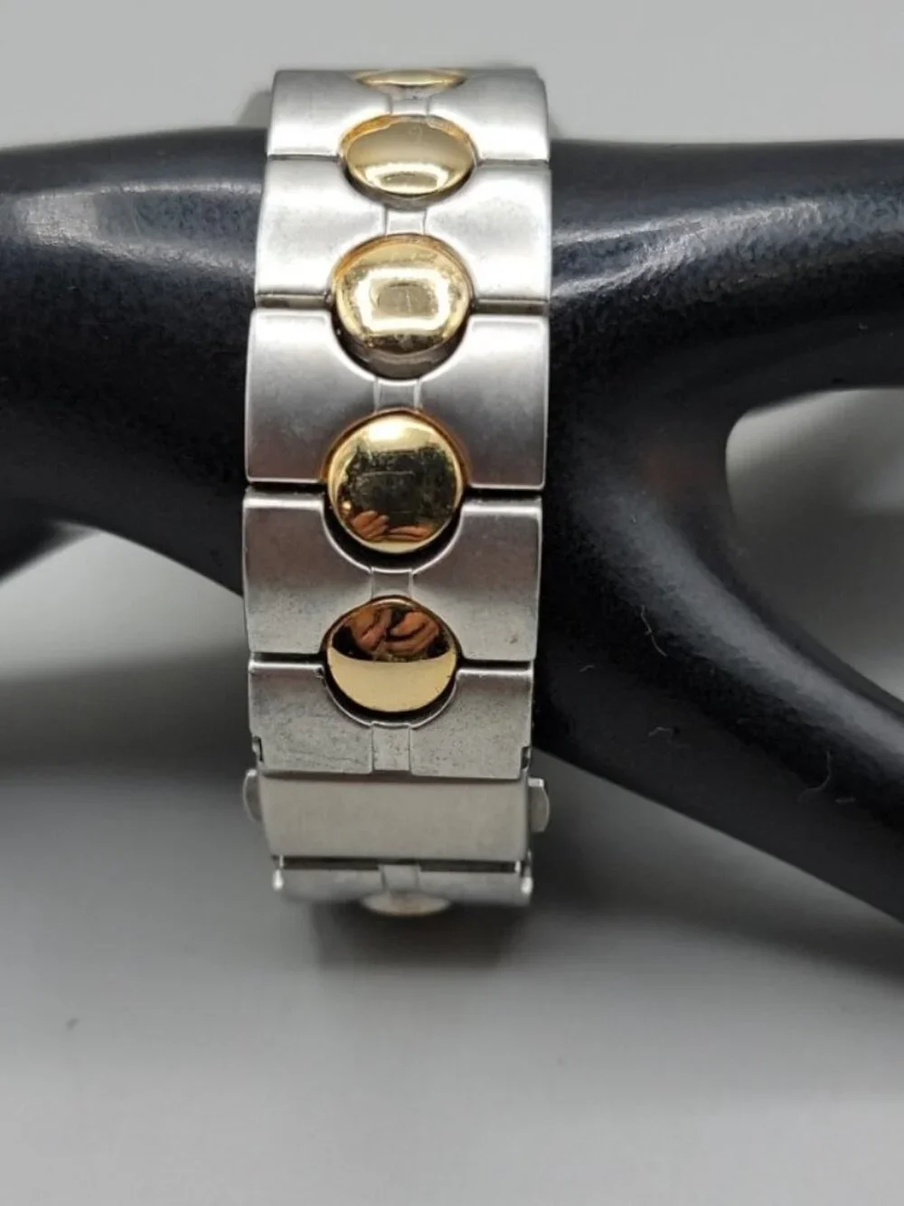 Vintage Paul Jardin Diamond Two Tone Quartz Watch 40mm 8